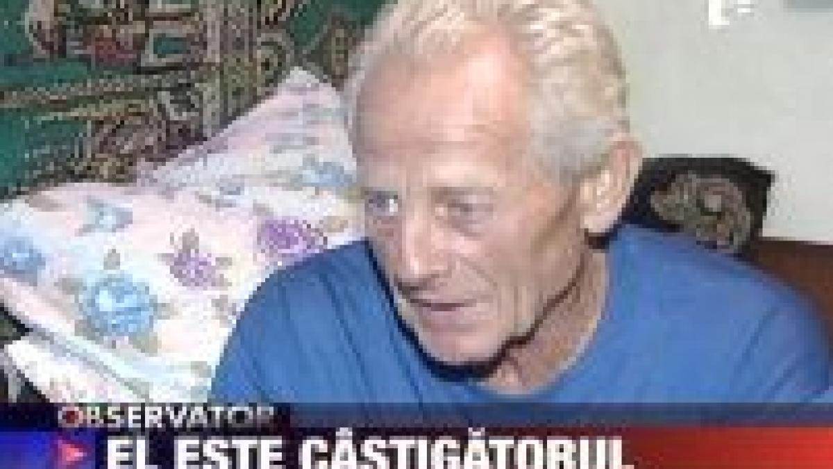 Câştigătorul de la 6/49 a acceptat să apară public la Observator <font color=red>(VIDEO)</font>