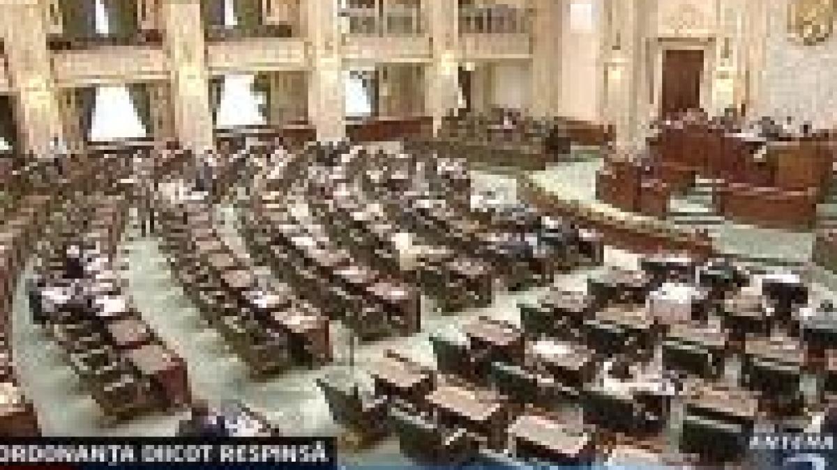 Ordonanţa DIICOT a fost respinsă la Senat