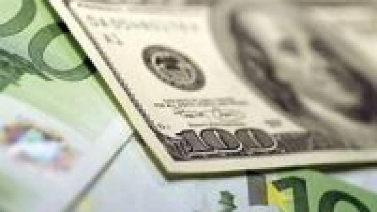 Dolarul - cădere liberă în raport cu euro