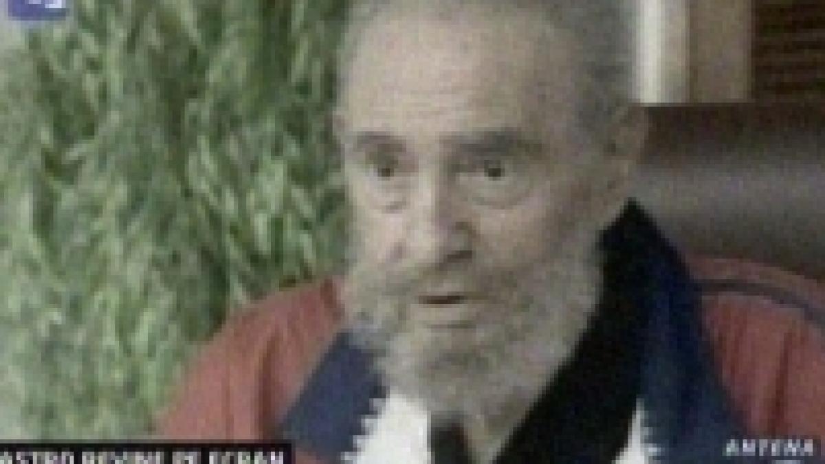 Surpriză în Cuba. O nouă apariţie publică a lui Fidel Castro <font color=red>(VIDEO)</font>