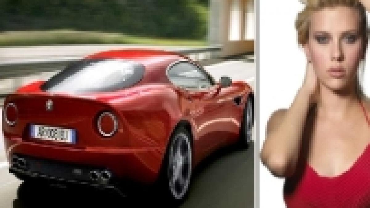 Alfa Romeo 8C Competizione şi Scarlett Johansson