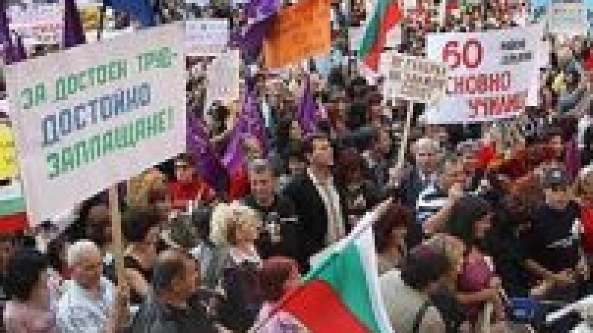 Bulgaria. 5.000 de oameni în grevă de solidaritate cu profesorii