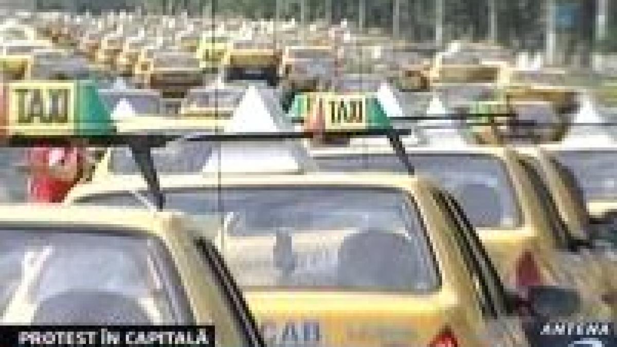 Se pregăteşte un protest al taximetriştilor în Bucureşti