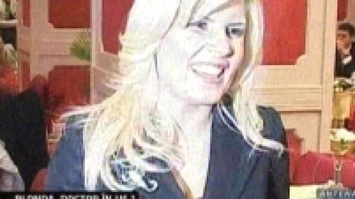 Elena Udrea a devenit lector universitar