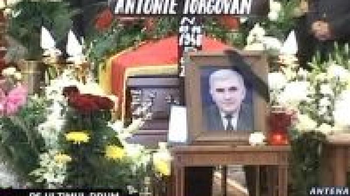 Antonie Iorgovan a fost înmormântat la Cimitirul Bellu