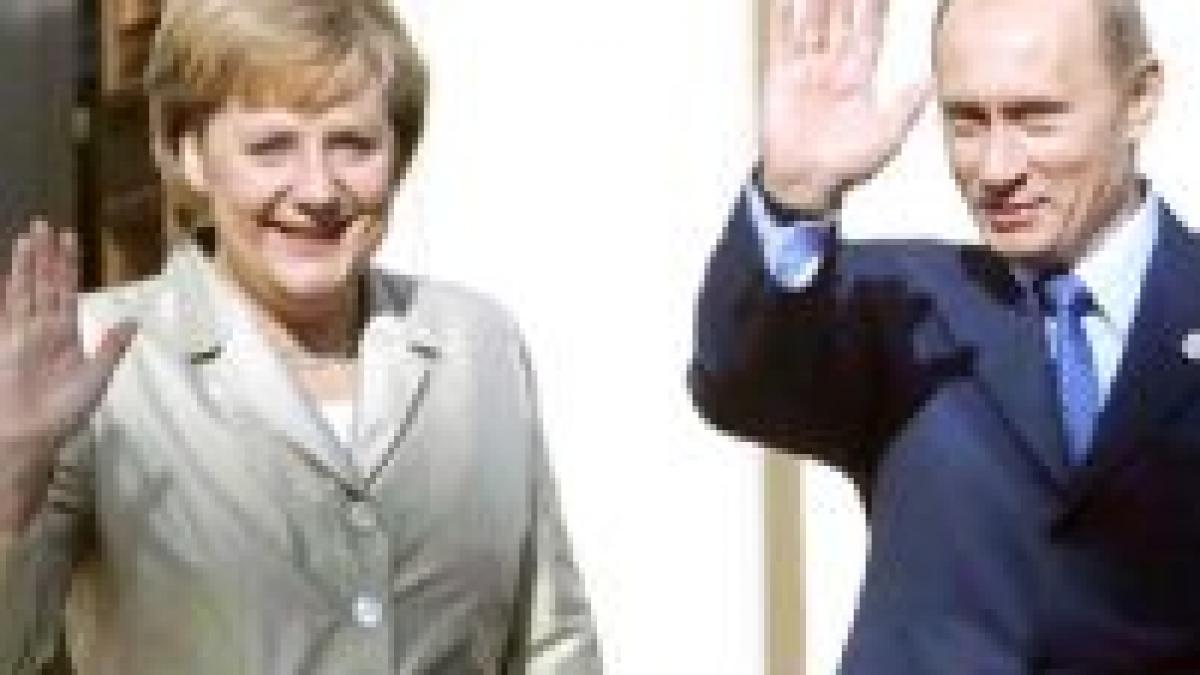 Putin discută cu Merkel "problema Iran"