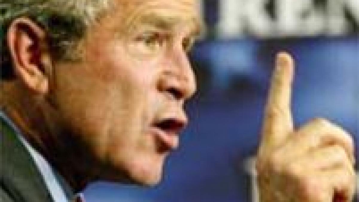 Bush: România şi Bulgaria sunt posibile ţinte ale Iranului