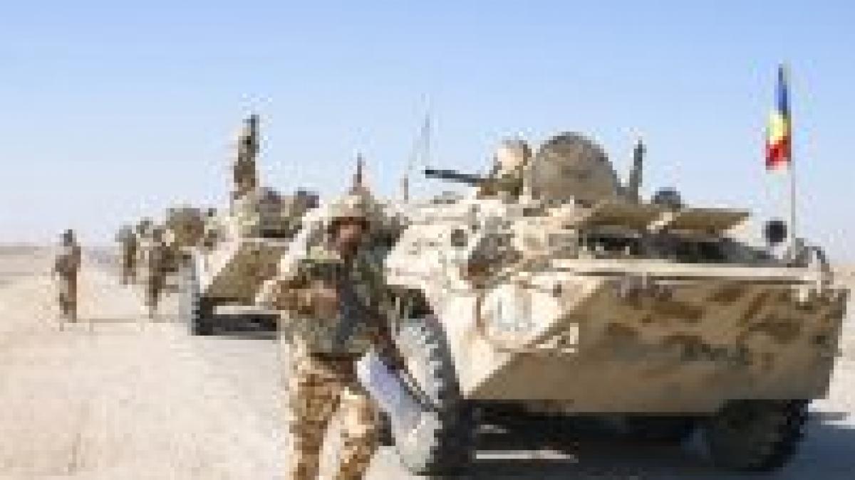 Un soldat român, rănit în Irak în septembrie, a fost salvat
