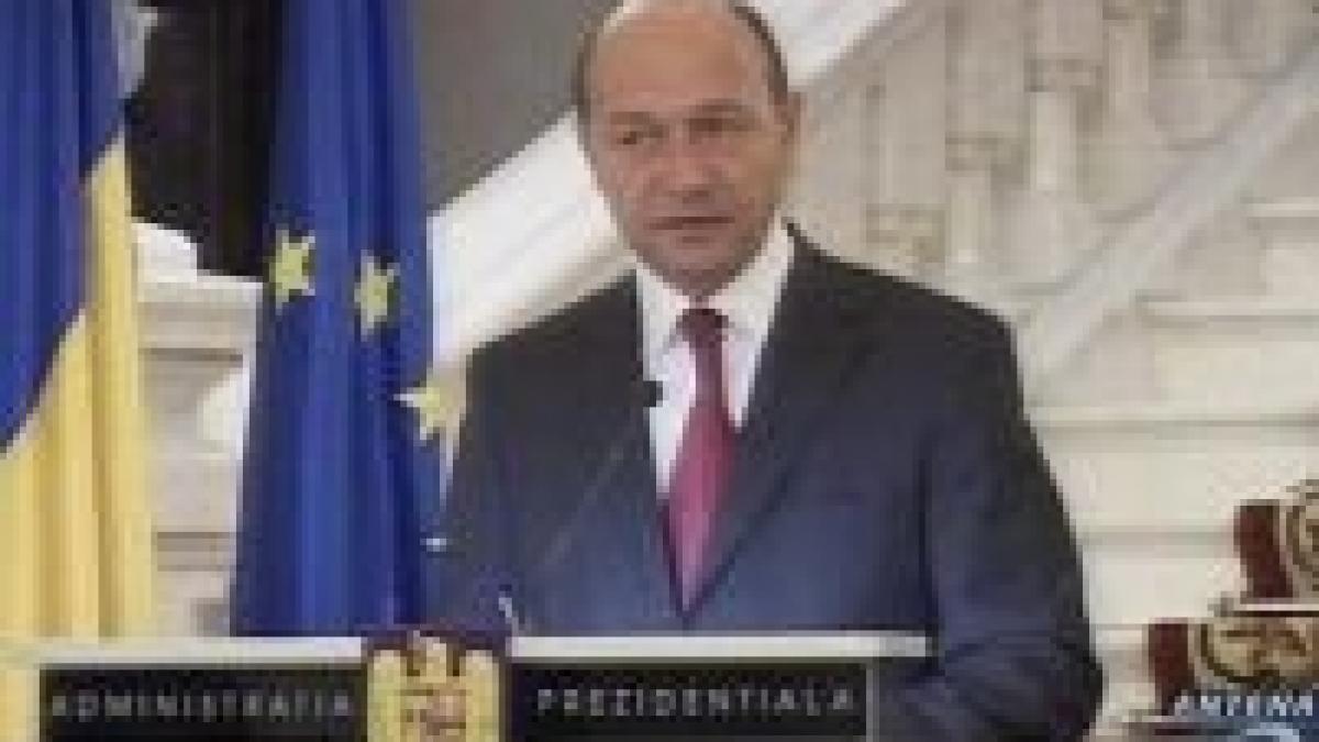 Băsescu: ?Statul nu va accepta umilirea a milioane de români? <font color=red>(VIDEO)</font>