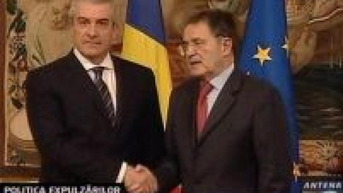 Prodi. Decretul privitor la expulzări respectă normele europene