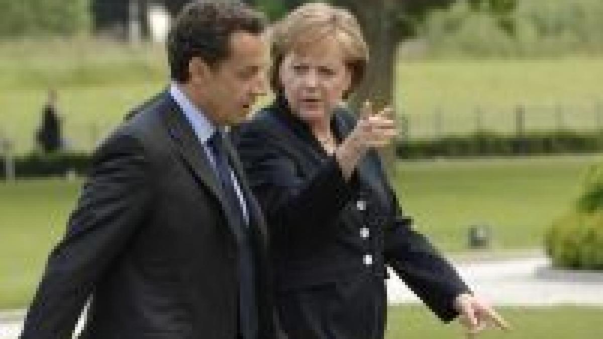 Berlin. Un tânăr a încercat să-i atace pe Merkel şi Sarkozy