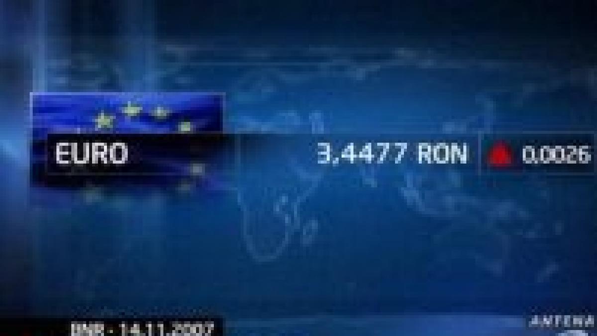 Leul continuă să se devalorizeze în raport cu euro