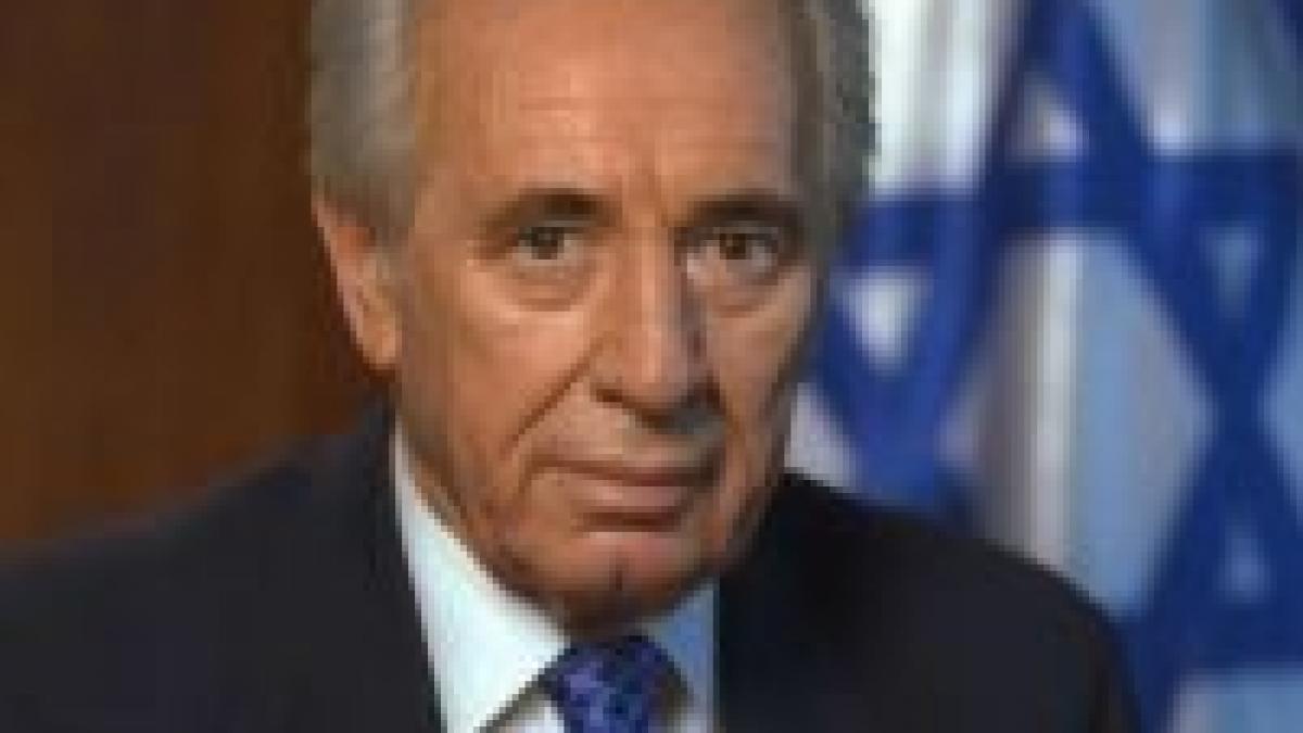 Shimon Peres: afaceriştii israelieni cumpără România