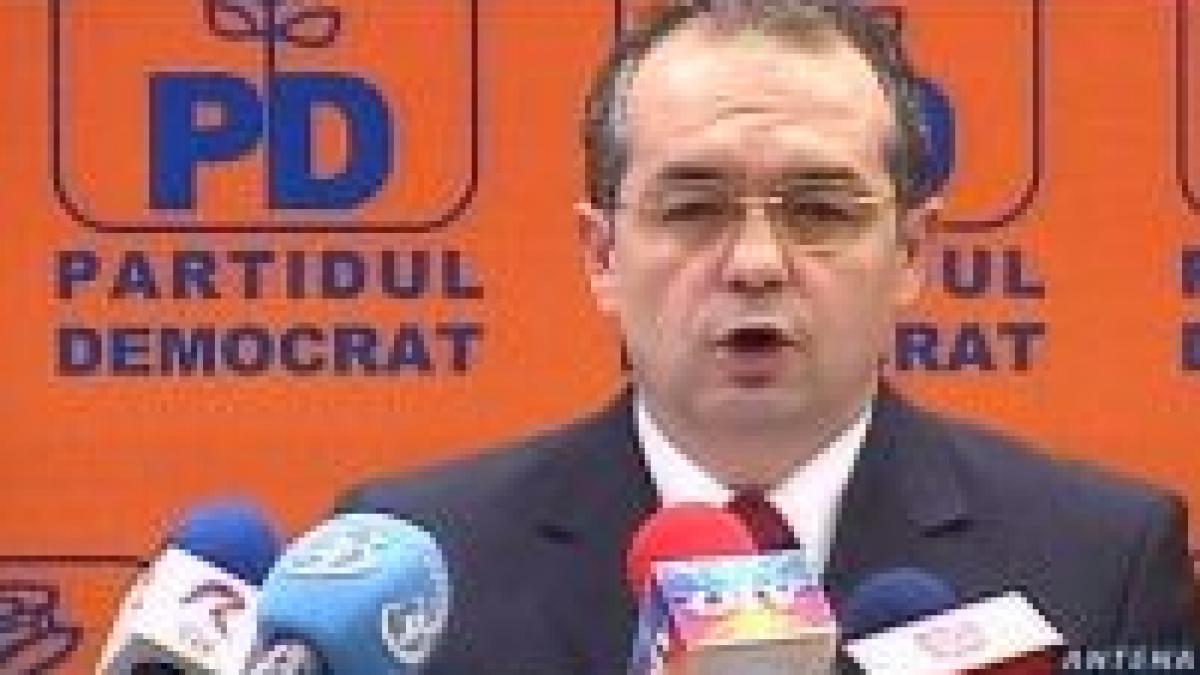 Boc: PD nu negociază intrarea la guvernare