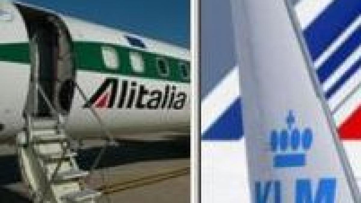 Compania aeriană KLM vrea să preia Alitalia