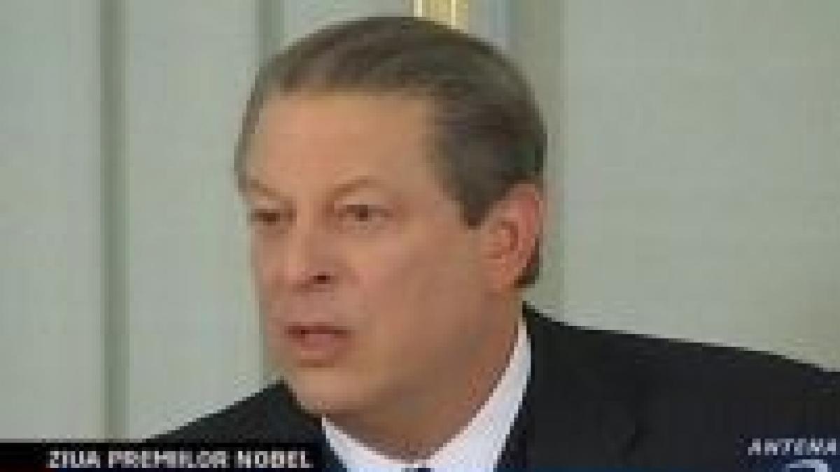 Laureaţii Nobel şi-au primit premiile. Al Gore a făcut apel la reducerea emisiilor de gaze