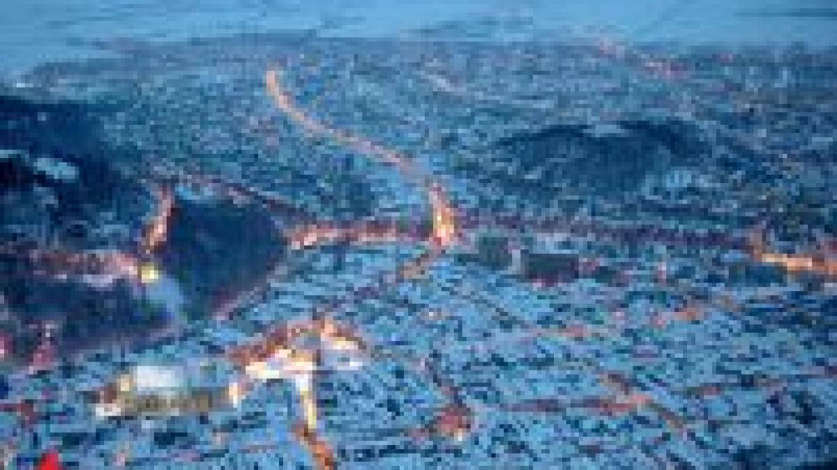 Record de temperatură la Braşov: minus 19,5 grade 