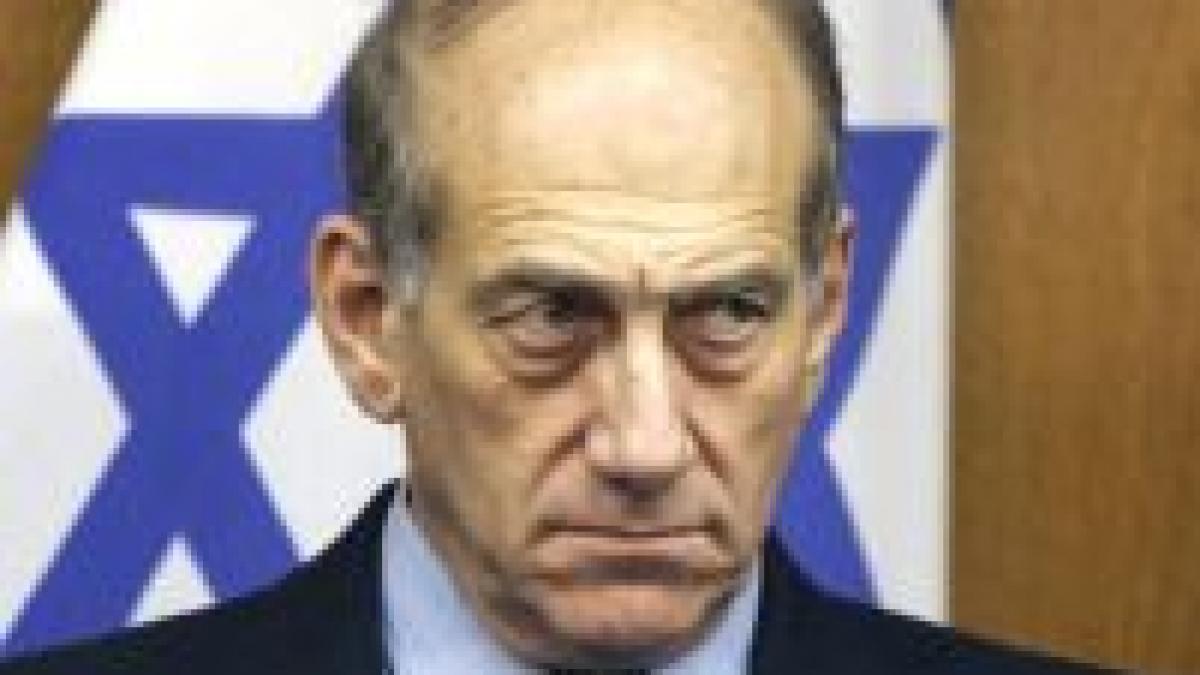 Israel. Premierul Olmert îşi face adăpost anti-aerian