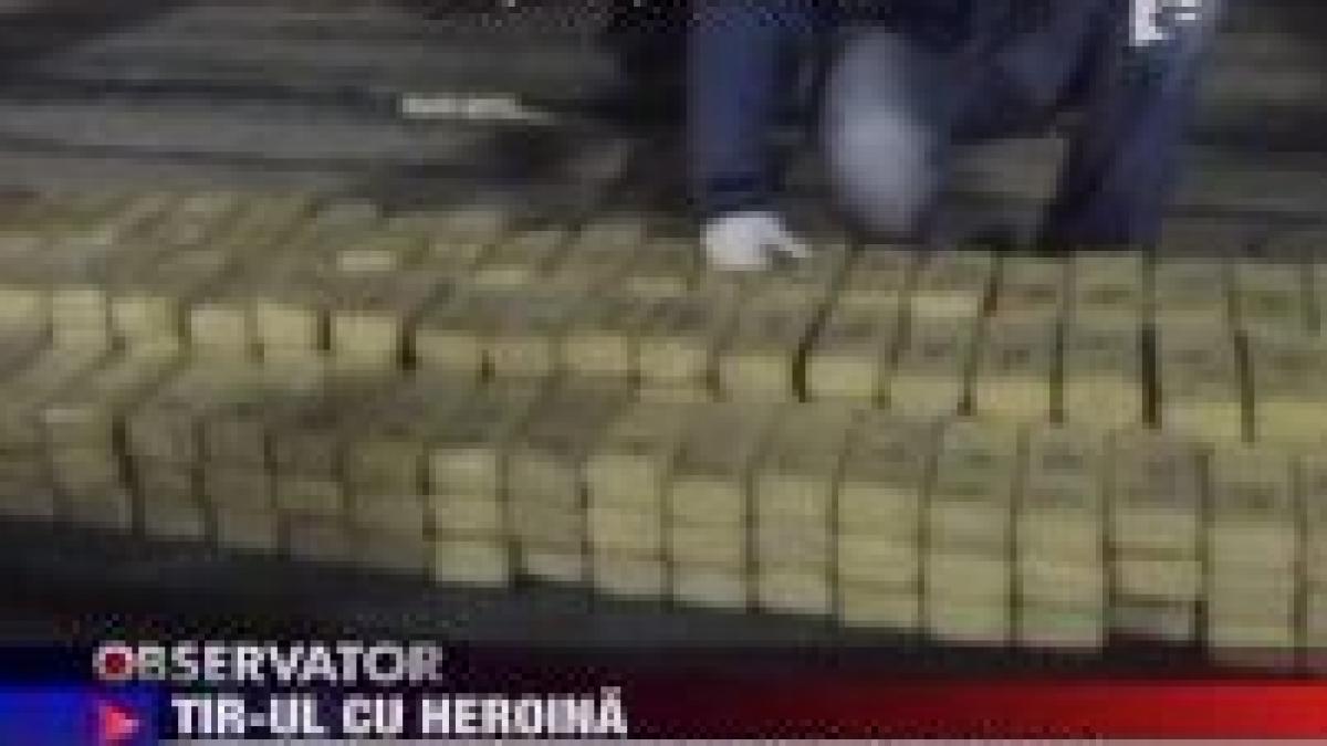 132 de kilograme de heroină capturate la vama Hamleu