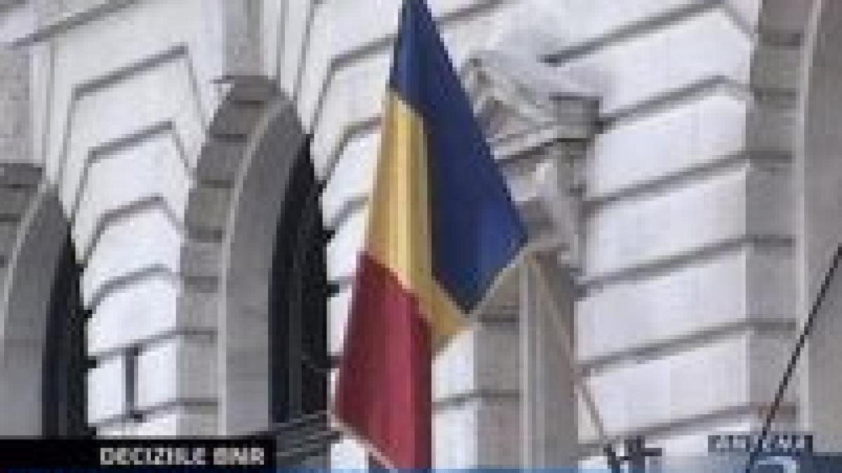 BNR a majorat dobânda de politică monetară la 8%. Leul se apreciază