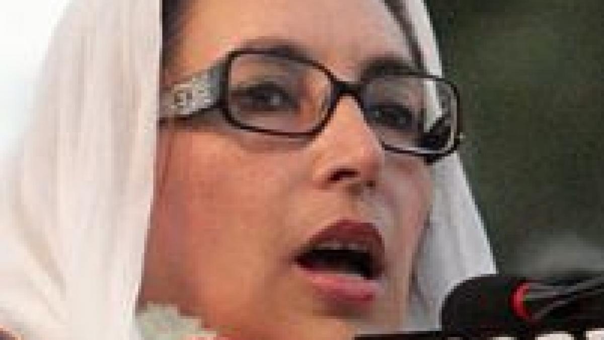 Benazir Bhutto nu a fost asasinată de Al-Qaida, susţine soţul acesteia