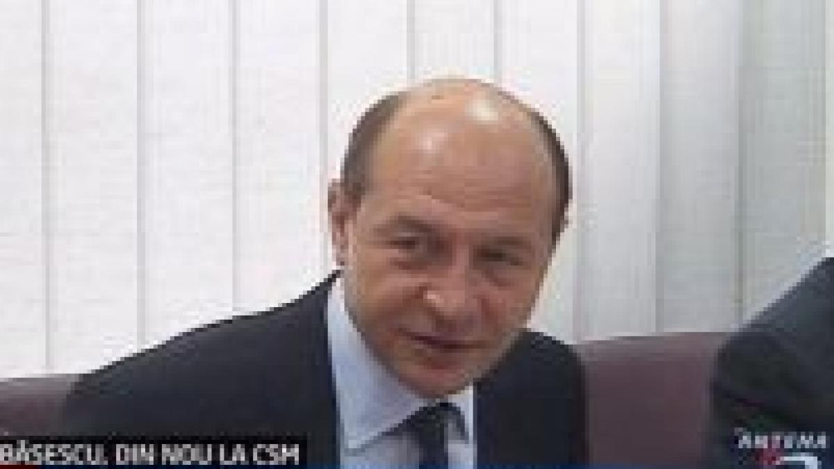 Băsescu: Nu pot desemna orice om la Ministerul Justiţiei