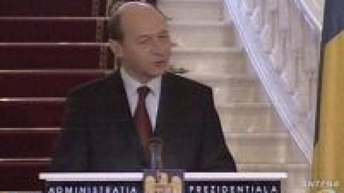 Băsescu: Summitul de la Bucureşti va fi cel mai mare din istoria NATO <font color=red>(VIDEO)</font>