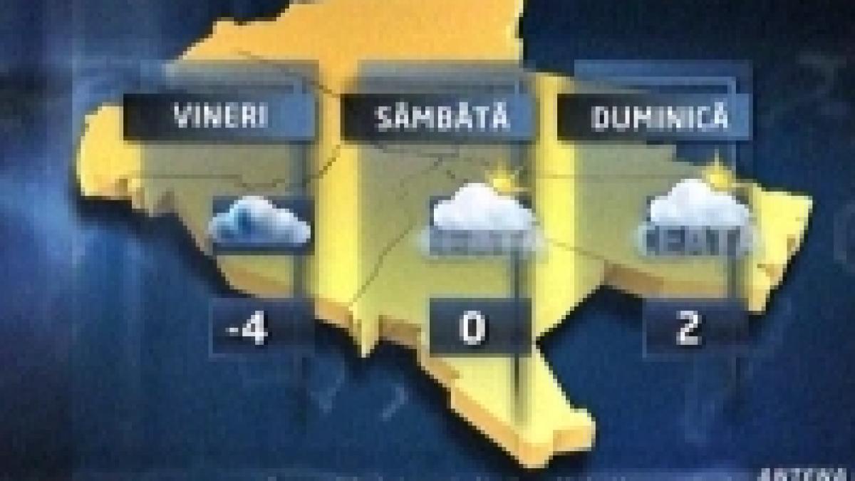 <font color=red>METEO DE WEEKEND</font> - Frig şi ceaţă, în capitală şi la munte