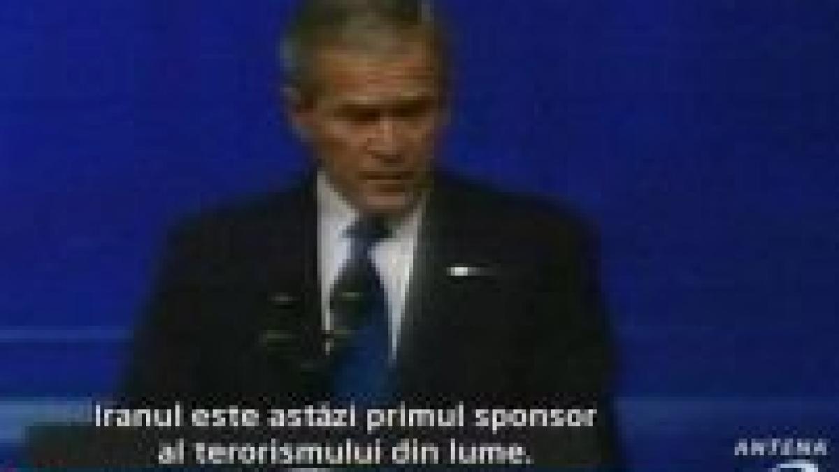 Bush: Iranul este "primul sponsor al terorismului din lume"