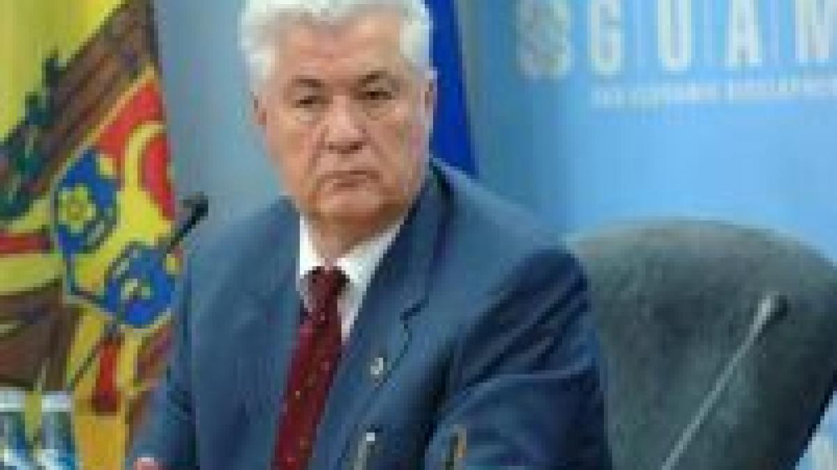 Voronin discută cu Barroso despre tensiunile dintre Chişinău şi Bucureşti