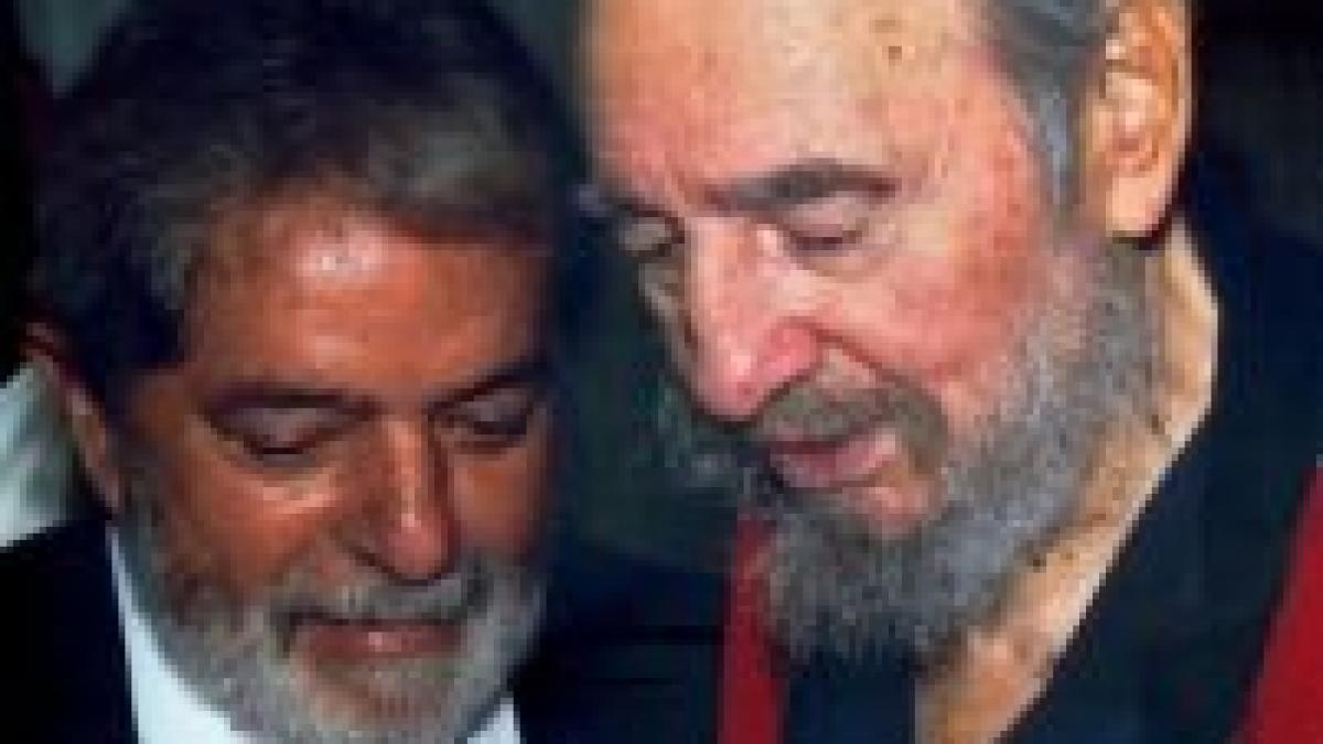 Fidel Castro s-a întâlnit cu preşedintele brazilian Lula Da Silva <font color=red>(VIDEO)</font>