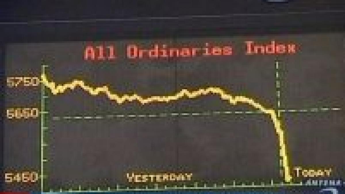 Bursele europene au înregistrat cele mai mari scăderi de la atentatele din 11 septembrie