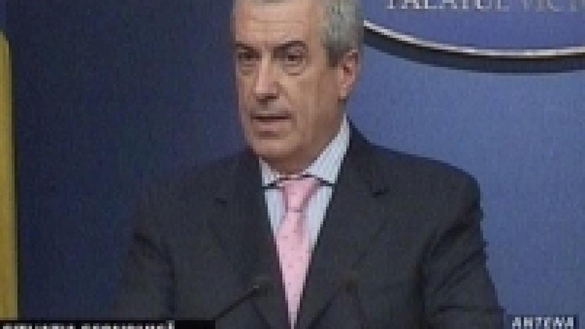 Tăriceanu: am fi avut mai multe investiţii dacă nu erau scandaluri între palate 