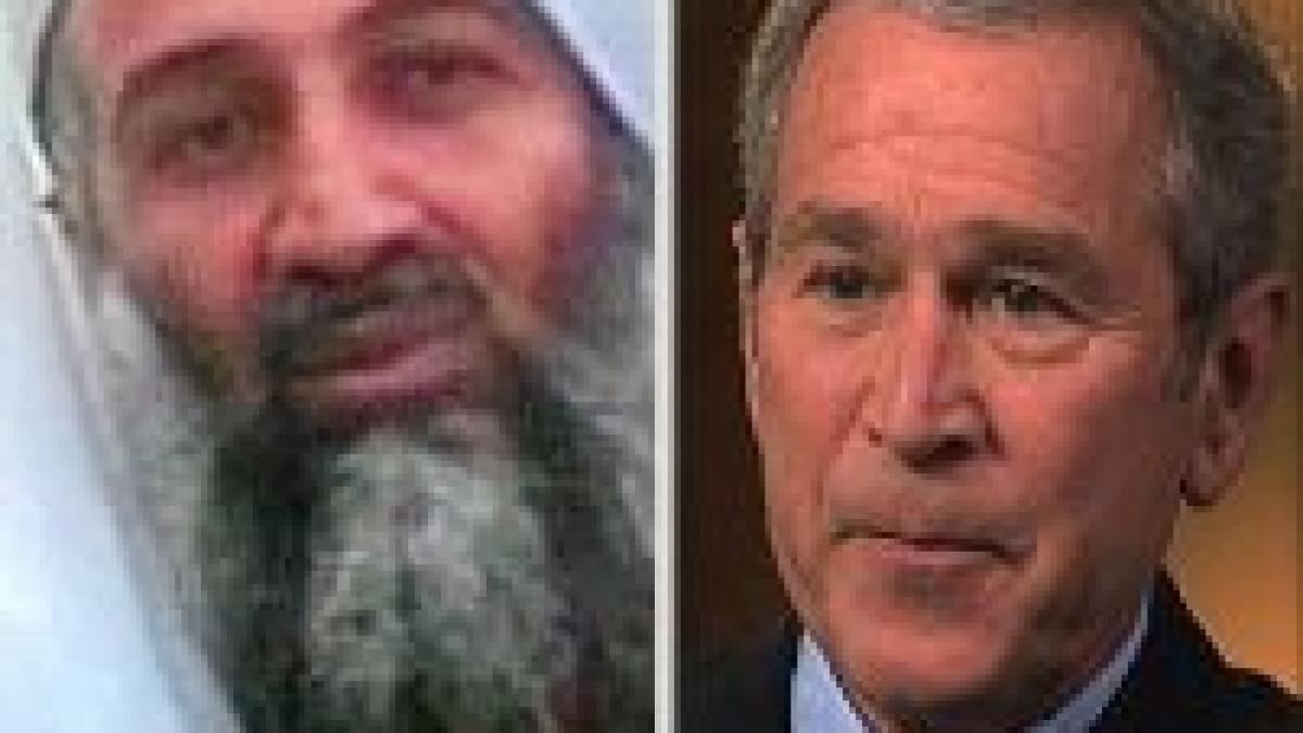 Bush consideră că Osama bin Laden nu va fi prins în timpul mandatului său