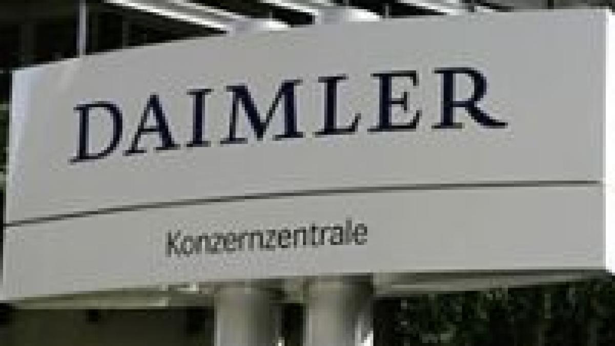 Constructorul auto german Daimler AG ar putea investi în România