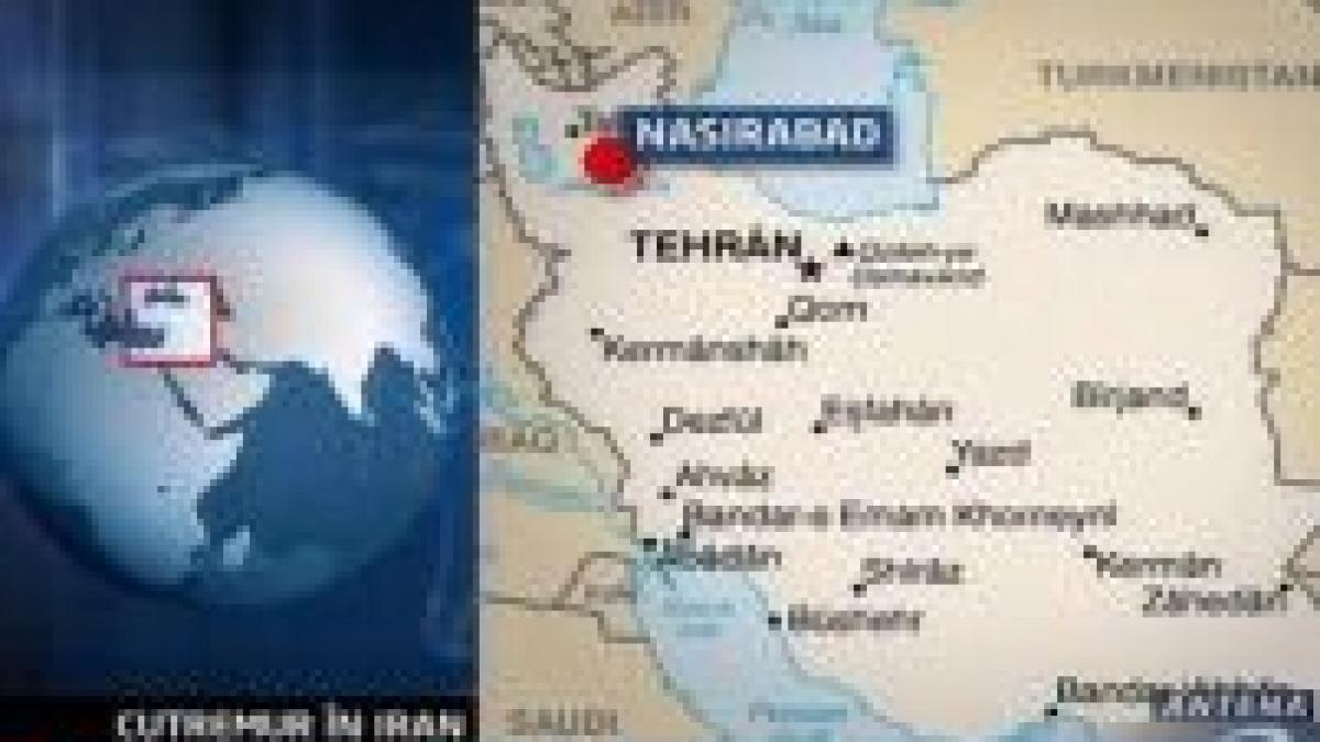 Cutremur în Iran. 10 răniţi şi 70 de case avariate 