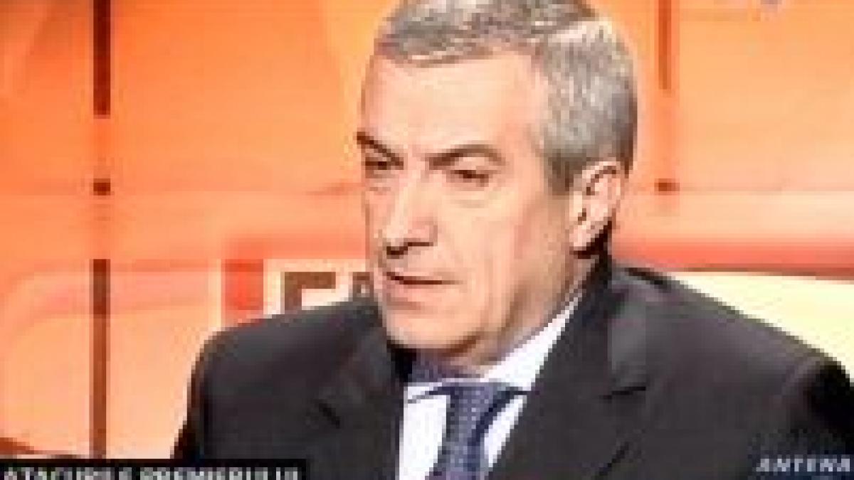 Tăriceanu: Băsescu a denaturat realitatea privind participarea în Ciad