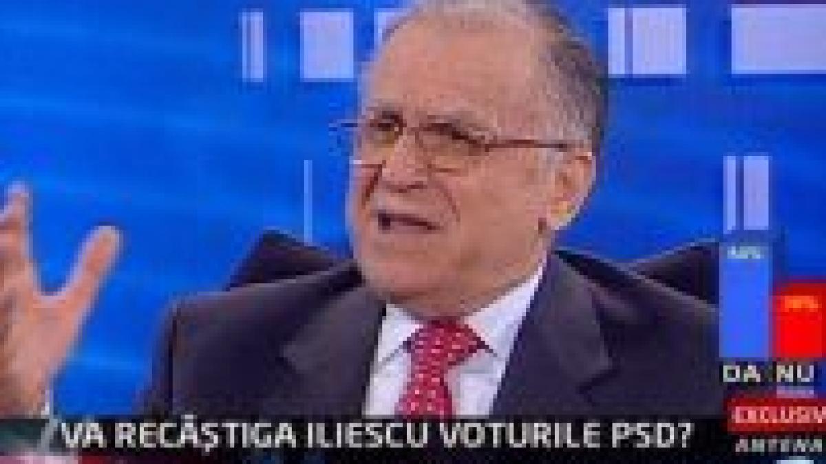 Iliescu: Băsescu a câştigat puterea printr-o eroare de calcul şi de tactică