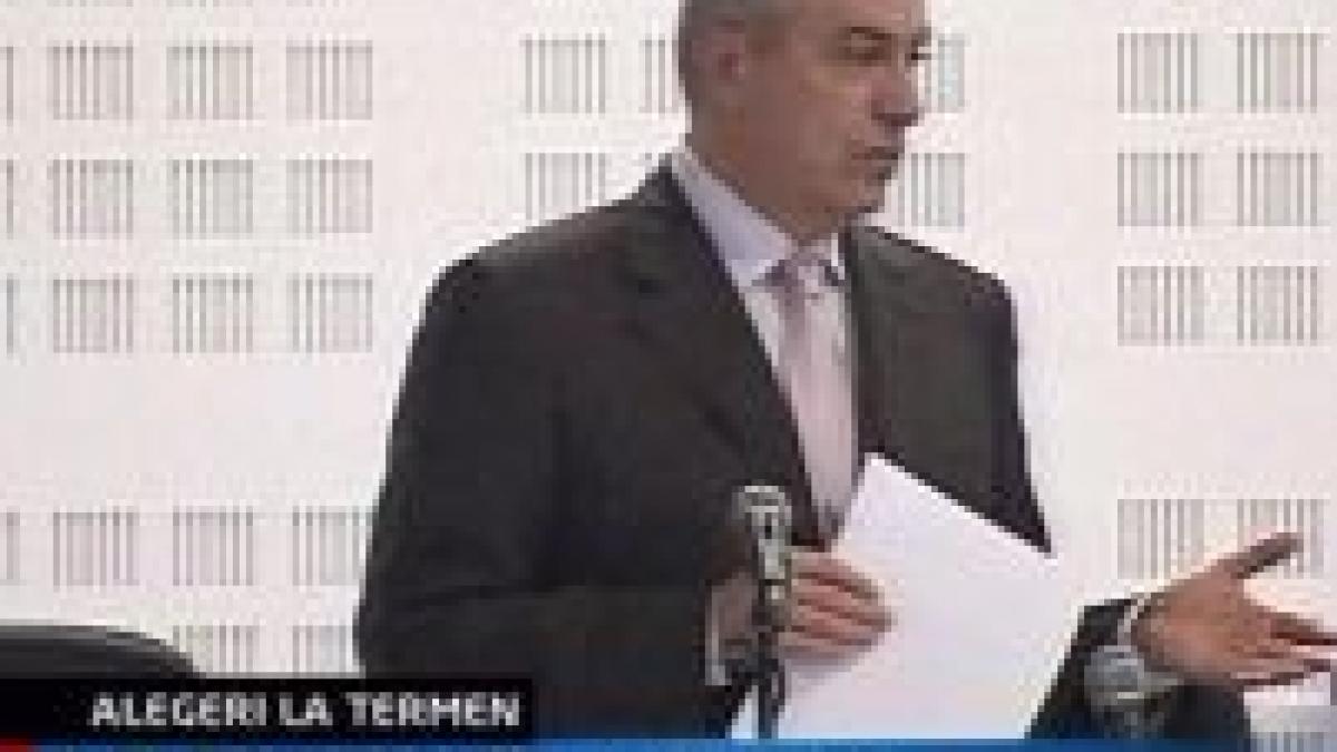 Tăriceanu: Alegerile locale se vor organiza la termen