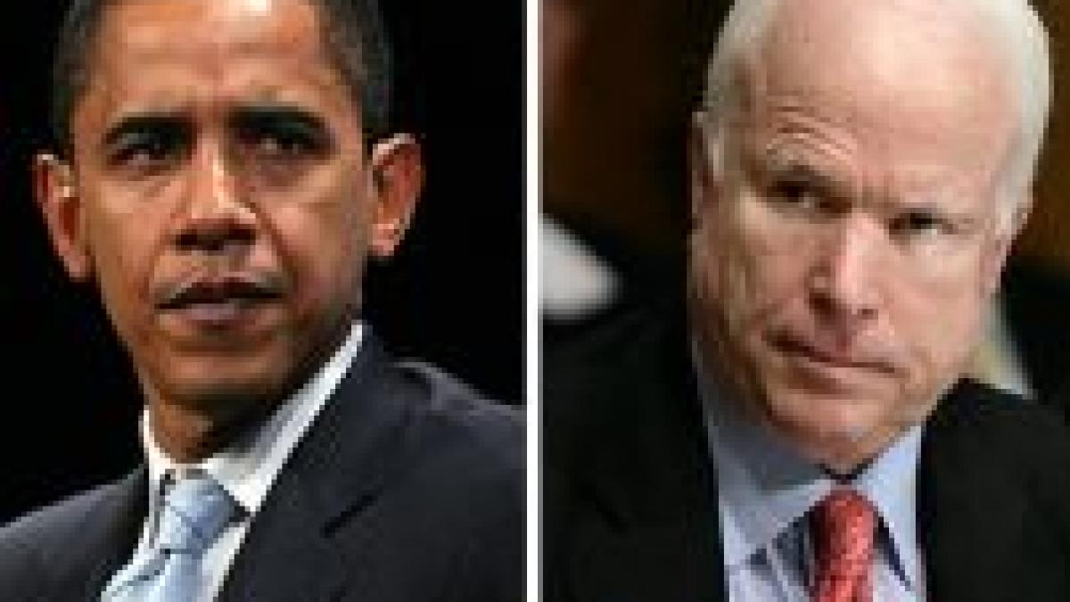 Obama vs. McCain. Atacuri dure pe tema războiului din Irak