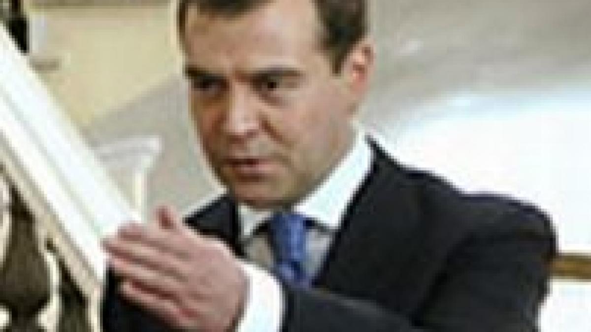 Medvedev intervine personal în "războiul gazelor" cu Ucraina