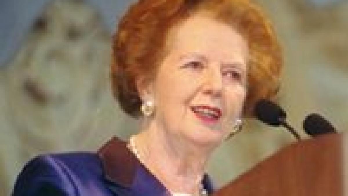 Margaret Thatcher este internată în spital pentru analize