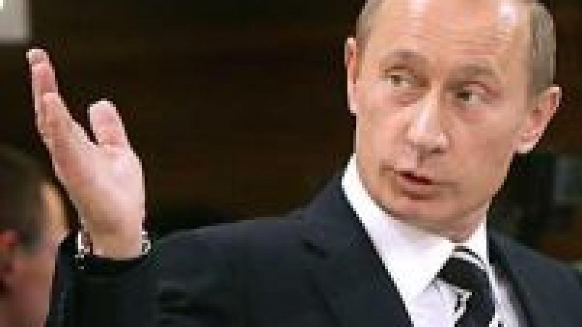 Vladimir Putin acuză NATO că vrea să înlocuiască ONU