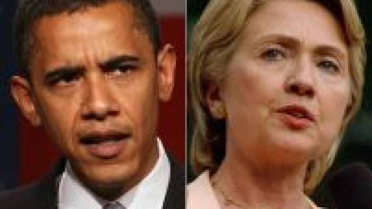 Obama a respins propunerea lui Hillary de a fi vicepreşedinte