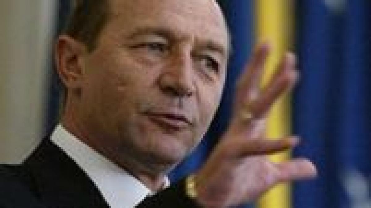 Traian Băsescu contrazice instituţiile statului în privinţa inflaţiei