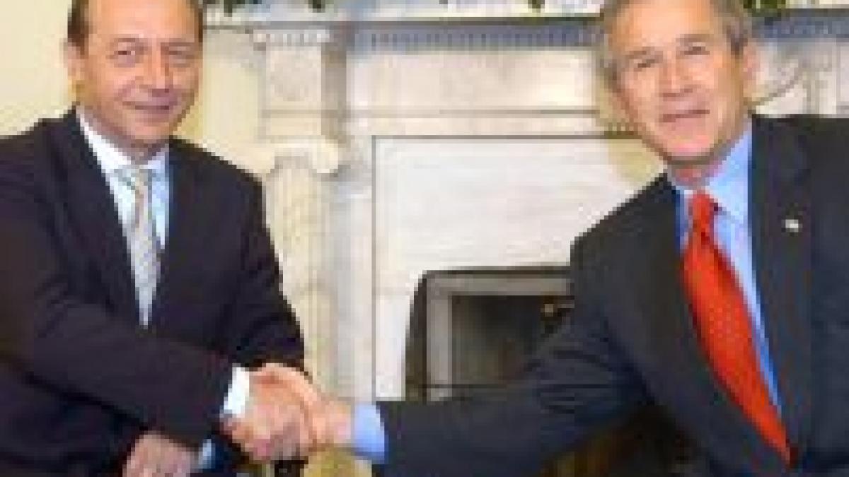 Bush va avea o întrevedere cu Băsescu, la Neptun