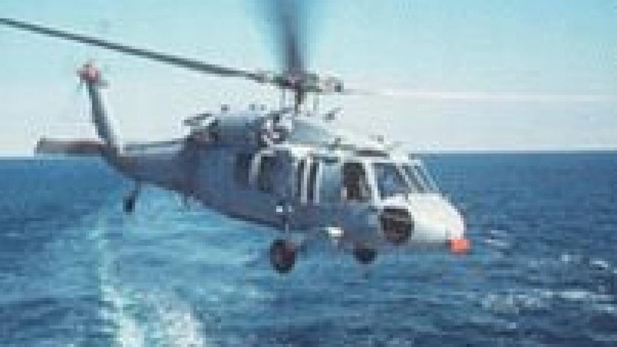 Un elicopter ucrainean s-a prăbuşit în Marea Neagră