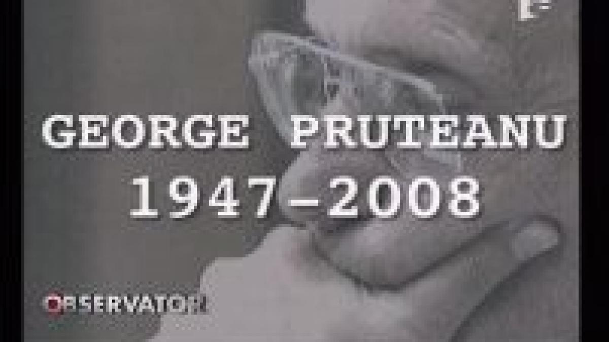 George Pruteanu a fost înmormântat la cimitirul Bellu