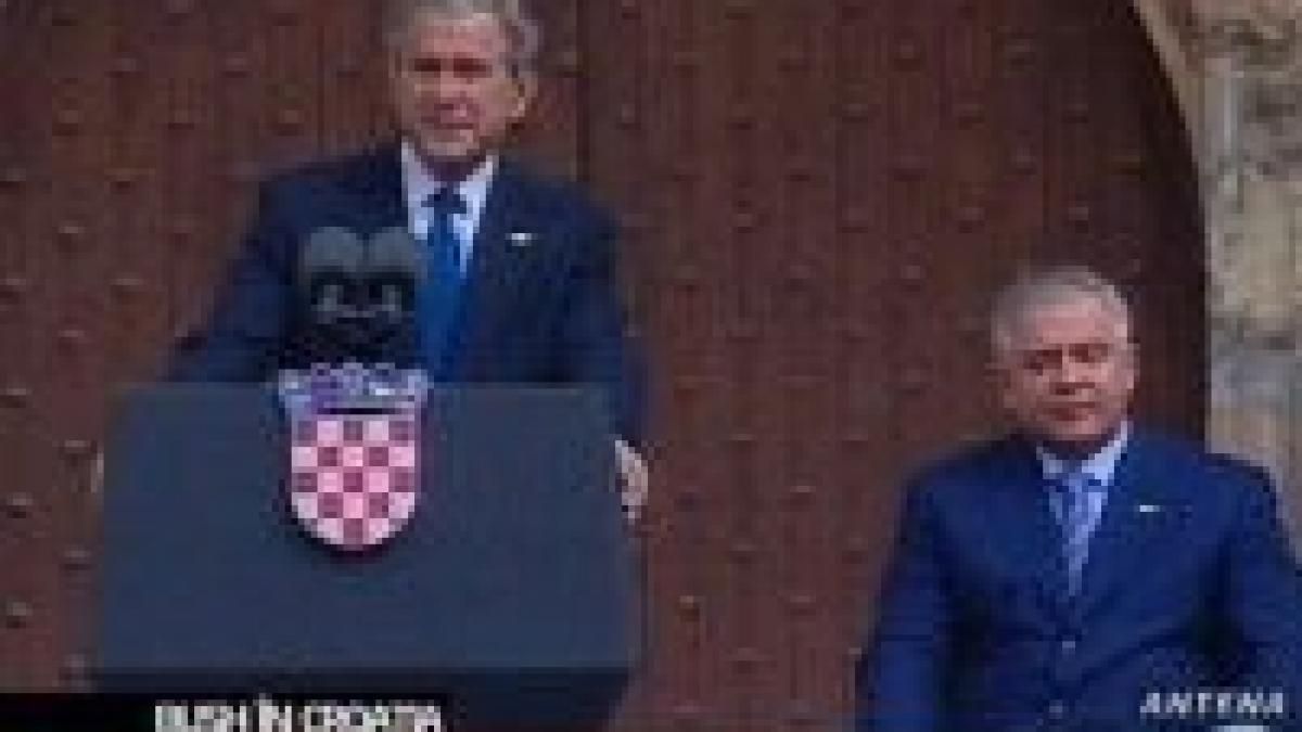 George Bush: Macedonia ar trebui să intre în NATO cât mai curând posibil