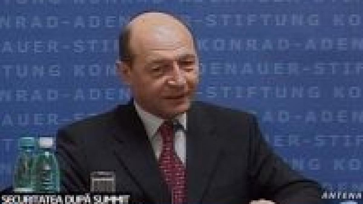 Băsescu: Politica externă a României nu este ostilă Rusiei